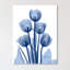 «Indigo Spring Tulips 2», reproduction d'impression sur toile tendue-23604777