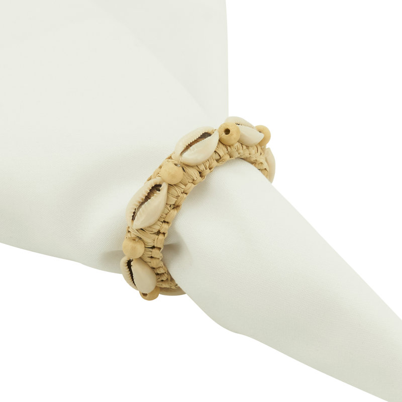 Ensemble de 4 rondelles de serviette 4 pièces