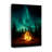 Campfire Under Northern Lights Canvas Print-1188138937