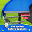 Trampoline pour enfants et adultes de 14 pi Maxlead, capacité de poids de 450 lb, avec filet de sécurité, échelle, structure en acier galvanisé robuste, jouet de saut extérieur-121372744
