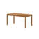 60" Solid Wood Rectangular Dining Table