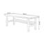 Bureau rectangulaire en bois massif noyer-109518510