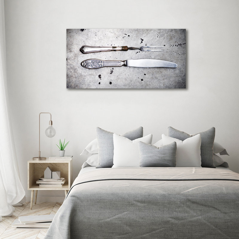 Cutlery - No Frame Print on Canvas