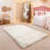 Plush Faux Sheepskin White Rug