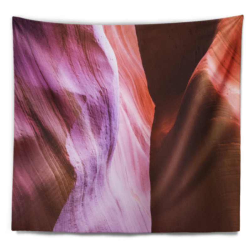 Tapisserie «Schafer Landscape Mauve in Antelope Canyon», H 78 po x l 92 po