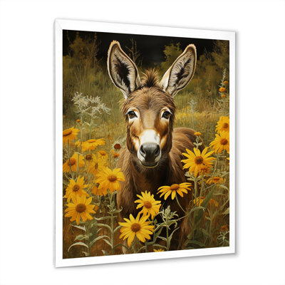 «Yellow Donkey Absurdity I - Donkey», art mural