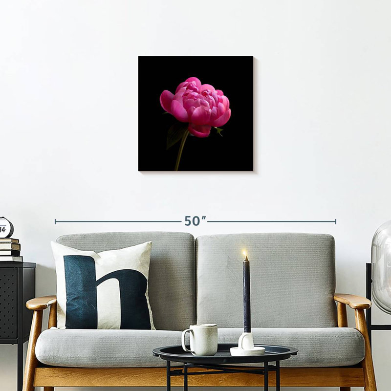 Pivoine rose foncé Arney, H 20 po x l 20 po
