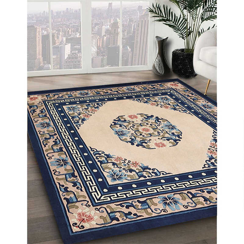Tapis oriental tissé à la machine Cenap, Rond 8 pi