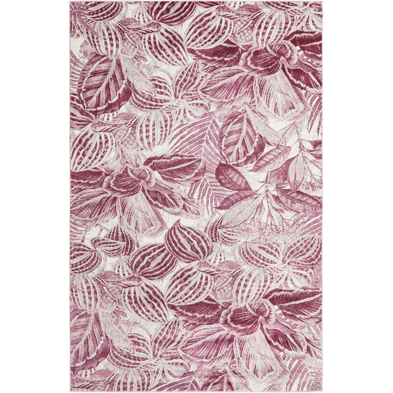 Herricks Floral Indoor Rug, Rectangle 7'10" x 10'