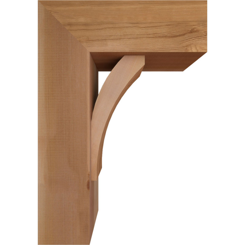 Support à blocs l 7 1/2 po x P 18 po x H 26 po Thorton avec support décalé, cèdre rouge de l'Ouest, 26 x 18