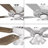 AirPro 52 in. Indoor White Transitional Ceiling Fan with Antique Wood Finish Blades-974987725