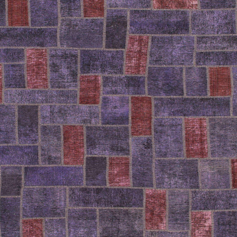 Tapis abstrait moderne 1511, Carré 4 pi