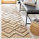 Hawes Hand Loomed Jute, Cotton Geometric Rug