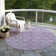 Machine Washable Indoor/Outdoor Xhevrie Purple Rug