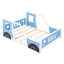 Lit plateforme double classique en forme de voiture avec roulettes-622068787