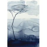 Deep Blue Root II Print by Sara Brown