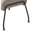Fauteuil d'appoint en cuir fleur Zaki