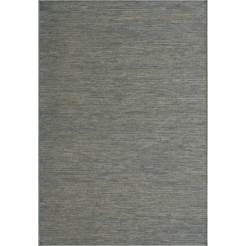Tapis d'entrée de qualité supérieure, couleur anthracite, 31,5 po x 59,1 po | 100% polypropylène, tissage plat, 2,6 lb / pied carré | Pas de poils, facile à nettoyer avec l'aspirateur et le détachant | Élégant et durable pour les endroits très passants