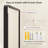 Bathroom Mirror with Tempered Glass and Aluminum Frame-35425070-28544393-28544407