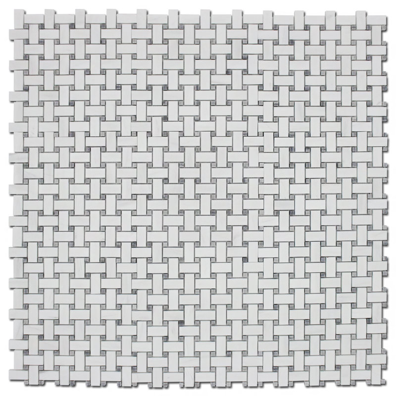 BASKET WEAVE DOLOMITE W/ GRAY POL