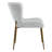 Ayjai Upholstered Full Back Side Chair in Gray