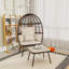 Fauteuil en osier pour l'extérieur et l'intérieur Wicker-1439306300