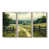Toile naturelle avec cadre flottant