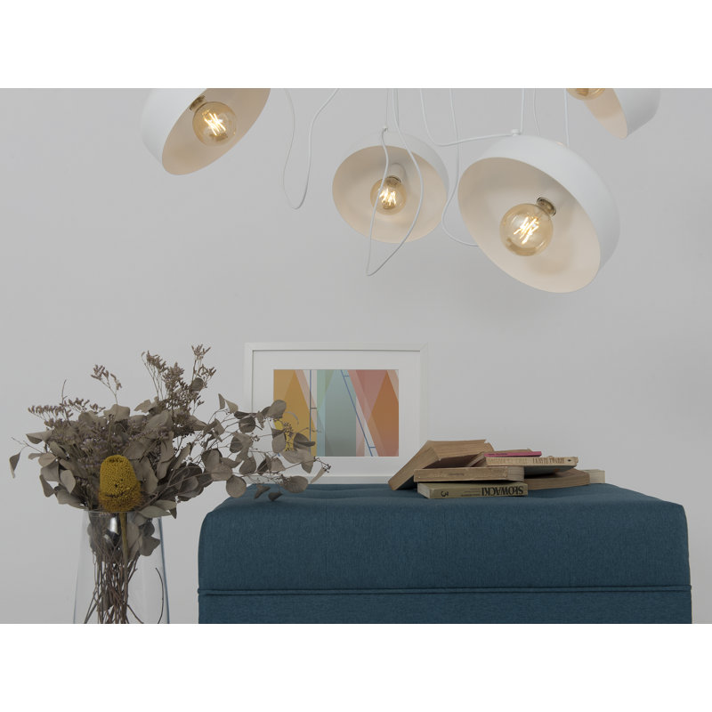 Allan 4 - Light Unique/Statement Pendant, White