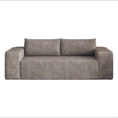 Canapé 78,8 po 3 pièces, tissu velours côtelé, sièges profonds, canapé causeuse confortable, sans assemblage, 1 pièce pour salon, chambre à coucher, salle de conférence, appartement