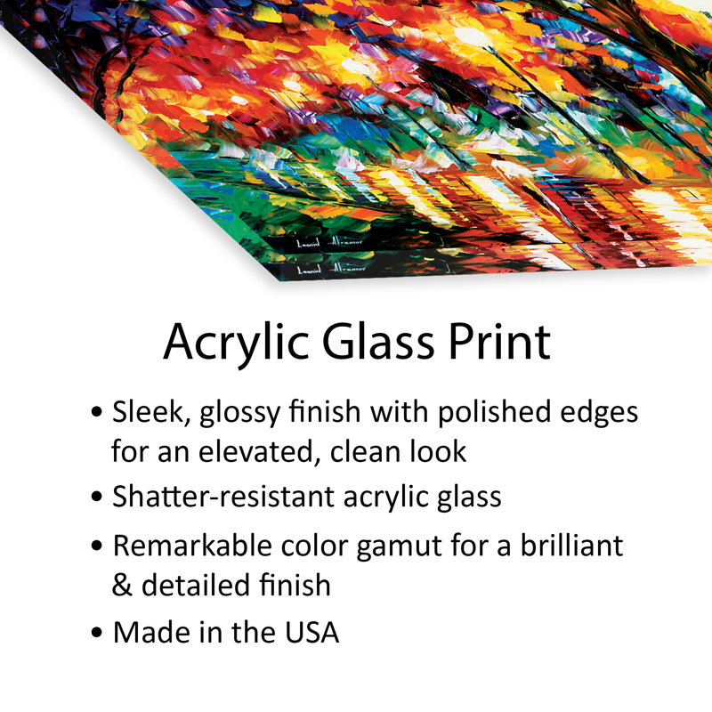 Impression d'éternité sur verre acrylique