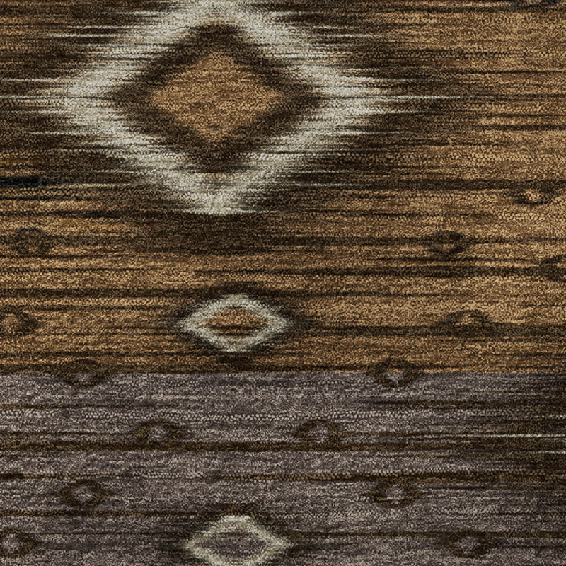 Premium Machine Washable Mayfield AMF1943 Tribal Rug, Rectangle 1'8" x 2'6"