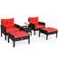 Rares 2 Seater Rattan Conversation Set