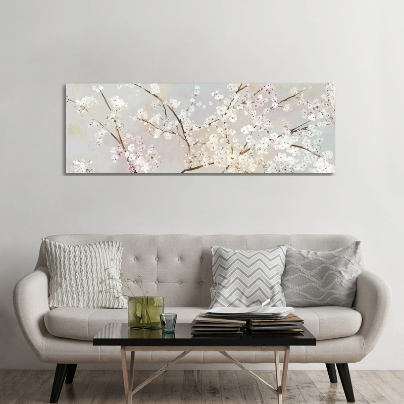 Bloomingdale by Asia Jensen - Print on Canvas, 60.96cm H x 182.88cm W x 3.81cm D, Wrapped Canvas
