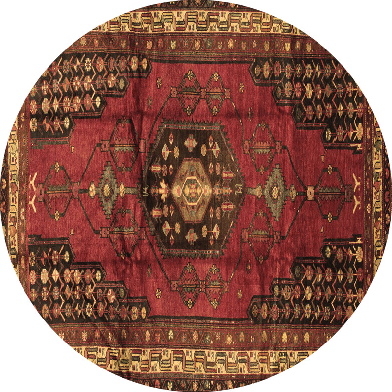 Performance Oriental Indoor Rug, Round 5'