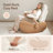 Nursery Rocking Chair Glider with Ottoman for Breastfeeding, White-121886310