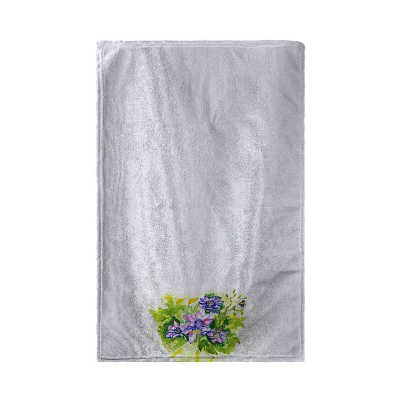 Serviette de thé clematis