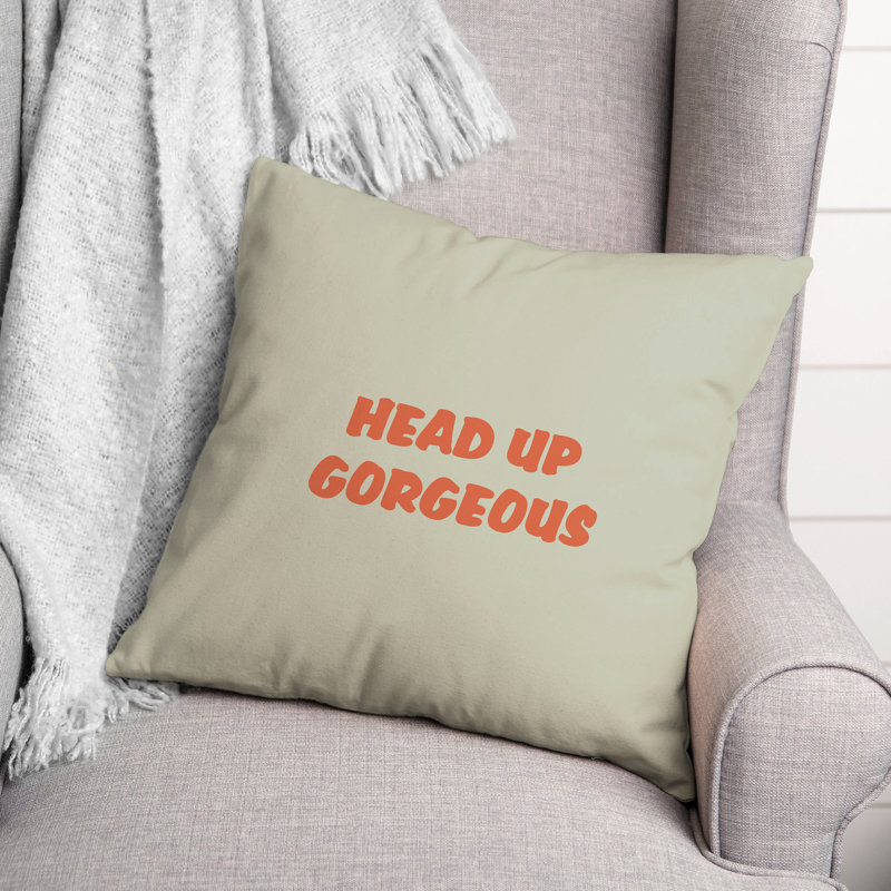 Reversible Throw Pillow, 18" x 18"