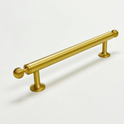 Satin Brass Sweet Centers Solid Brass Drawer Pull