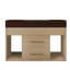 Ensemble de meuble-lavabo mural flottant 29,9 po