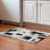 Premium Machine Washable Prisco Black Rug