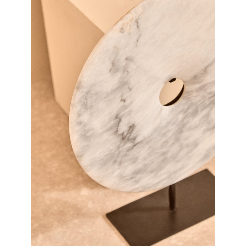 Akhila Abstract Figurines & Sculptures, Grey, 44.45cm H x 41.91cm W x 12.7cm D