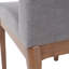 Ensemble de table de salle à manger 5 pièces avec structure en bois d'hévéa massif et 4 chaises rembourrées confortables pour les petites réunions de famille-1100991602