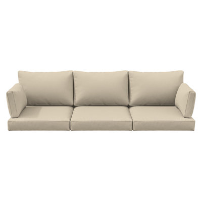 Outdoor Cushions Replacement Patio Cushions Set For 3 Seats