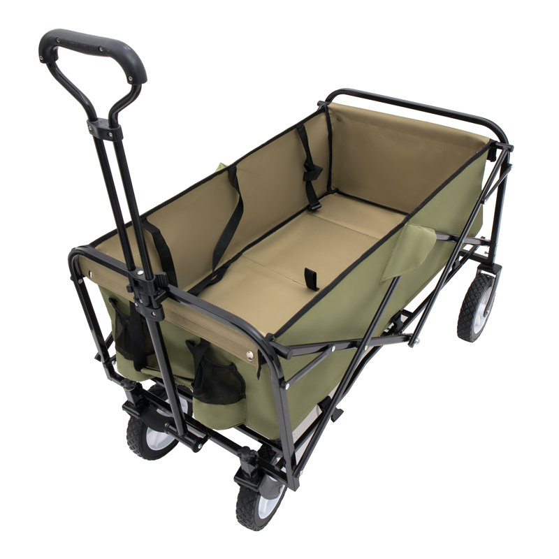 Chariot pliable pliable pour chariot de transport avec système de cerclage Chariot utilitaire de chariot de plage Chariot utilitaire pour chariot de camping