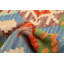Tapis rouge en laine nouvel âge 4 pi 11 po x 6 pi 4 po Kricia