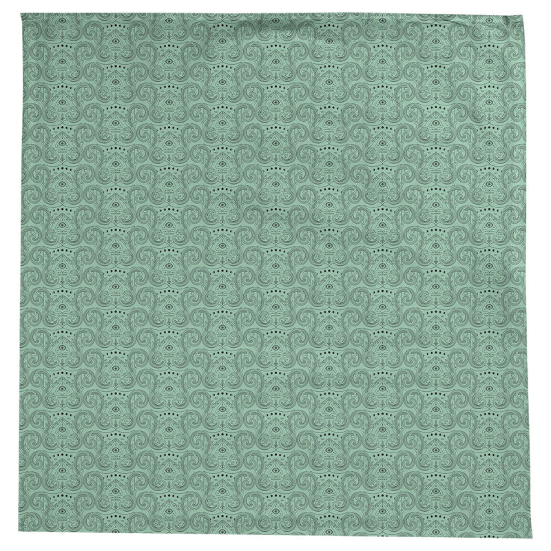 Leffel Geometric Tablecloth, Jade Green