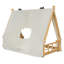 Lit simple avec tente et lumière, blanc-1579407538