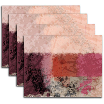 Napperon abstrait en polyester