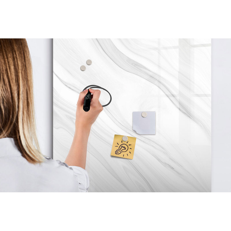 Magnetic Glass Photo Memo Board