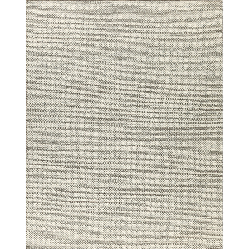 Textures Wool Area Rug in Gray, Rectangle 8' x 10'